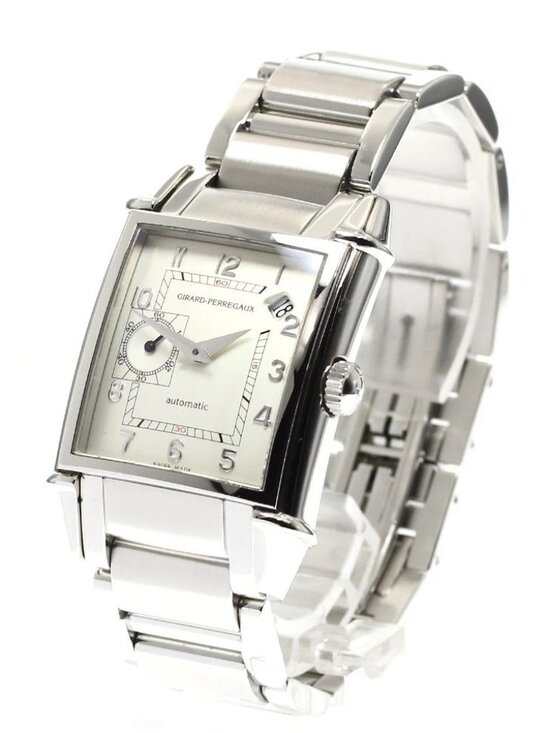 GIRARD PERREGAUX Vintage 1945 25932-11-111-1 Silver Dial Automatic Men\'s_905658 main image 6
